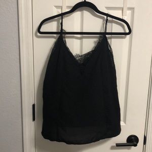 Black Lace Adjustable Camisole